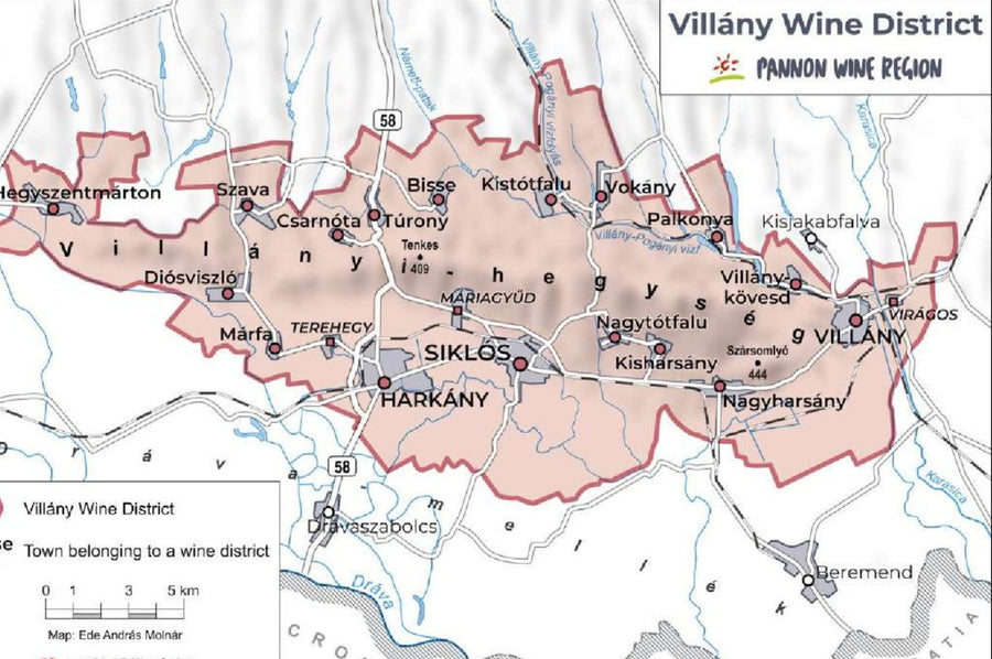 Villány-Siklós:      Die Heimat großer ungarischer Rotweine zwischen mediterraner Wärme und kalkreichen Hügeln 